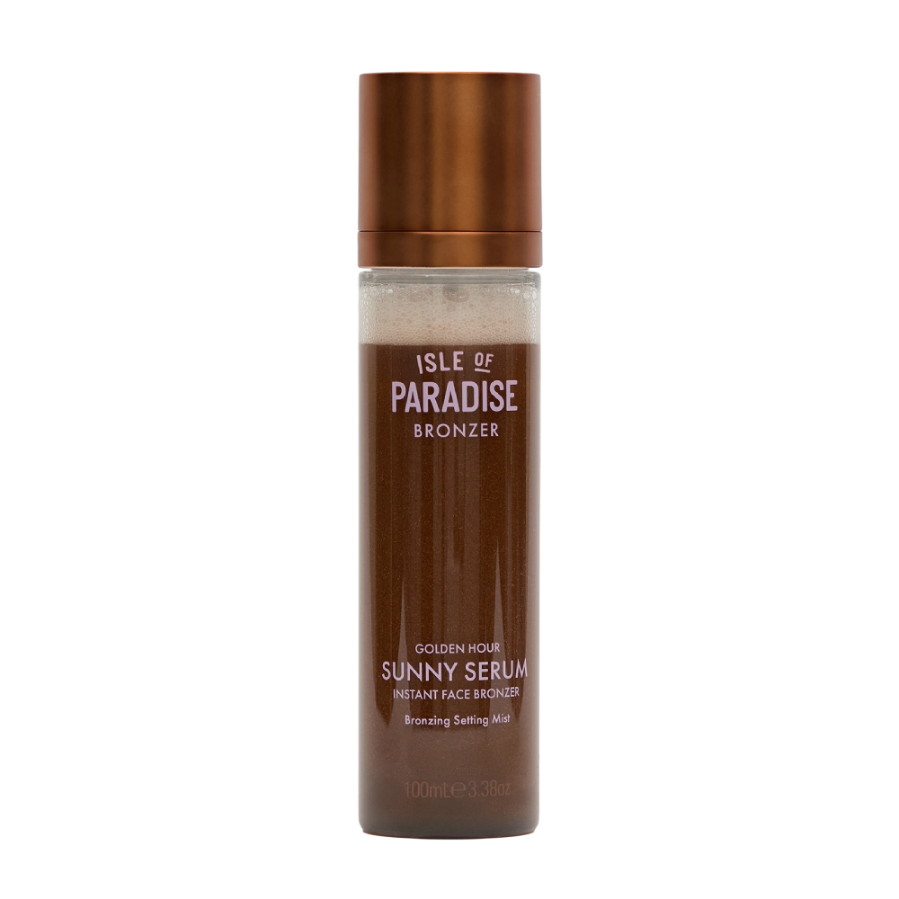 ISLE OF PARADISE SS Setting Spray Shade Golden Hour 100ml - Міст для обличчя з шимером у відтінку Medium ISLE OF PARADISE SS Setting Spray Shade Golden Hour 100ml - Міст для обличчя з шимером у відтінку Medium